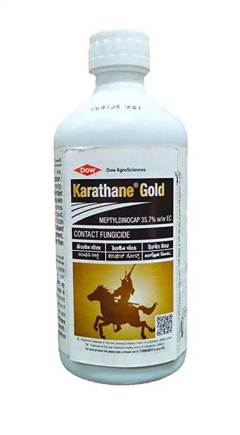 Karathane Gold Fungicide (Meptyl Dinocap 35.7% Ec) - Contact Fungicide Against Powdery Mildew 1