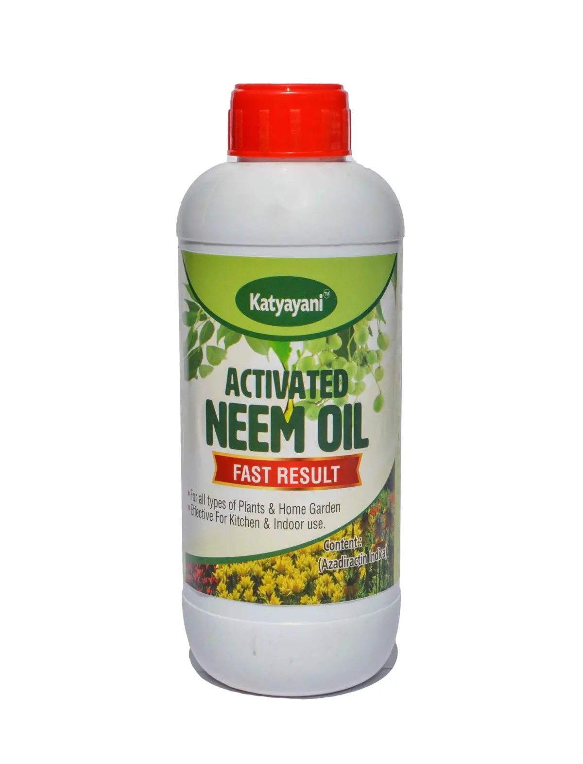 Katyayani Activated Neem Oil Bio Pesticide- Azadirachtin Action Against Sucking Pests & Caterpillars 1