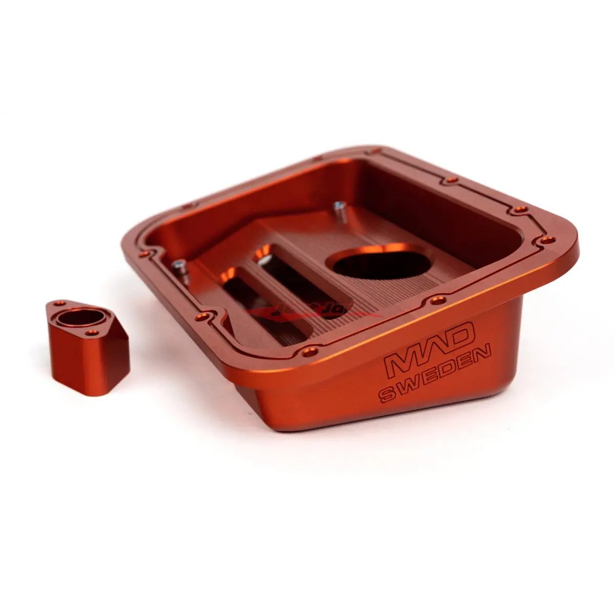 Mad Sweden Billet Deep Engine Oil Pan (Red) Fits Nissan R35 Gtr (Vr38dett) 1