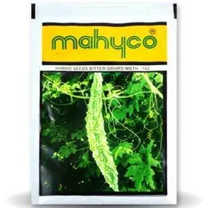 Mahyco Mahy 102 (Mbth-102) Bittergourd Hybrid- Long, White 1