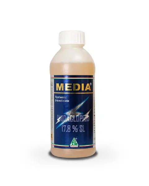 Media Insecticide (Imidacloprid 17.8% Sl) For Systemic Sucking Pest Control 1