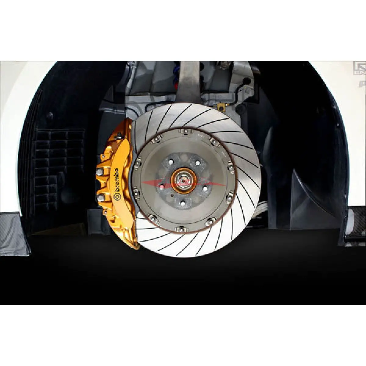 Mines Big Brake Rotor Kit Fits Nissan R35 Gtr (Front) 1