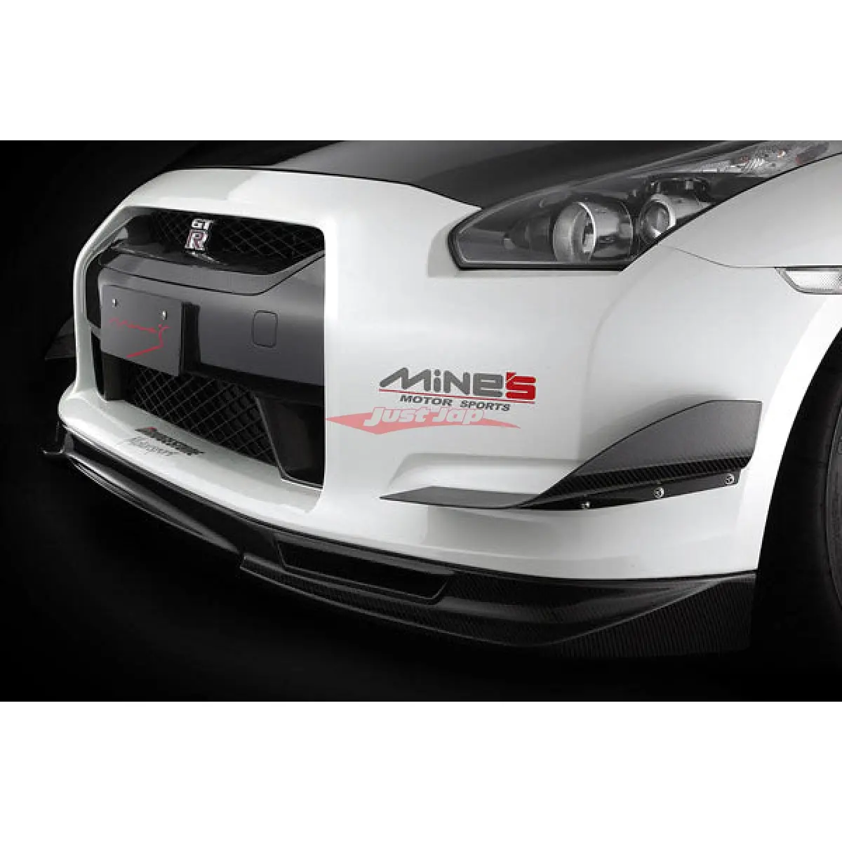 Mines Dry Carbon Front Spoiler Fits Nissan R35 Gtr 1