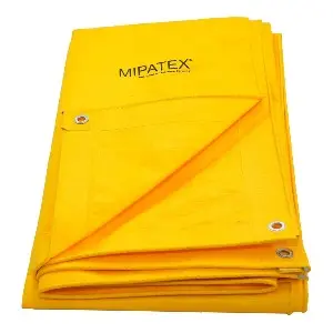 Mipatex Heavy Duty Tarpaulin: Waterproof Yellow, Blue, Silver Sheet 1