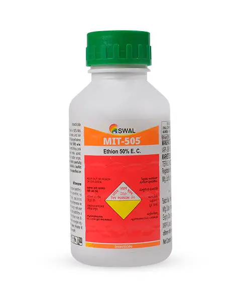 Mit-505 (Ethion 50 % Ec) Insecticide – Effective Pest Control In Tea & Cotton 1