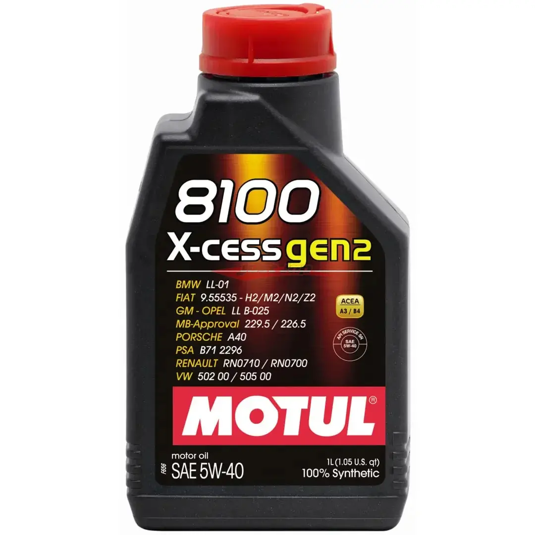 Motul 8100 X-Cess Gen. 2 Engine Oil 5W-40 1 Litre 1