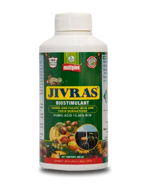 Multiplex Jivras Biostimulant (Humic Acid 12.0% And Fulvic Acid 2%) 1