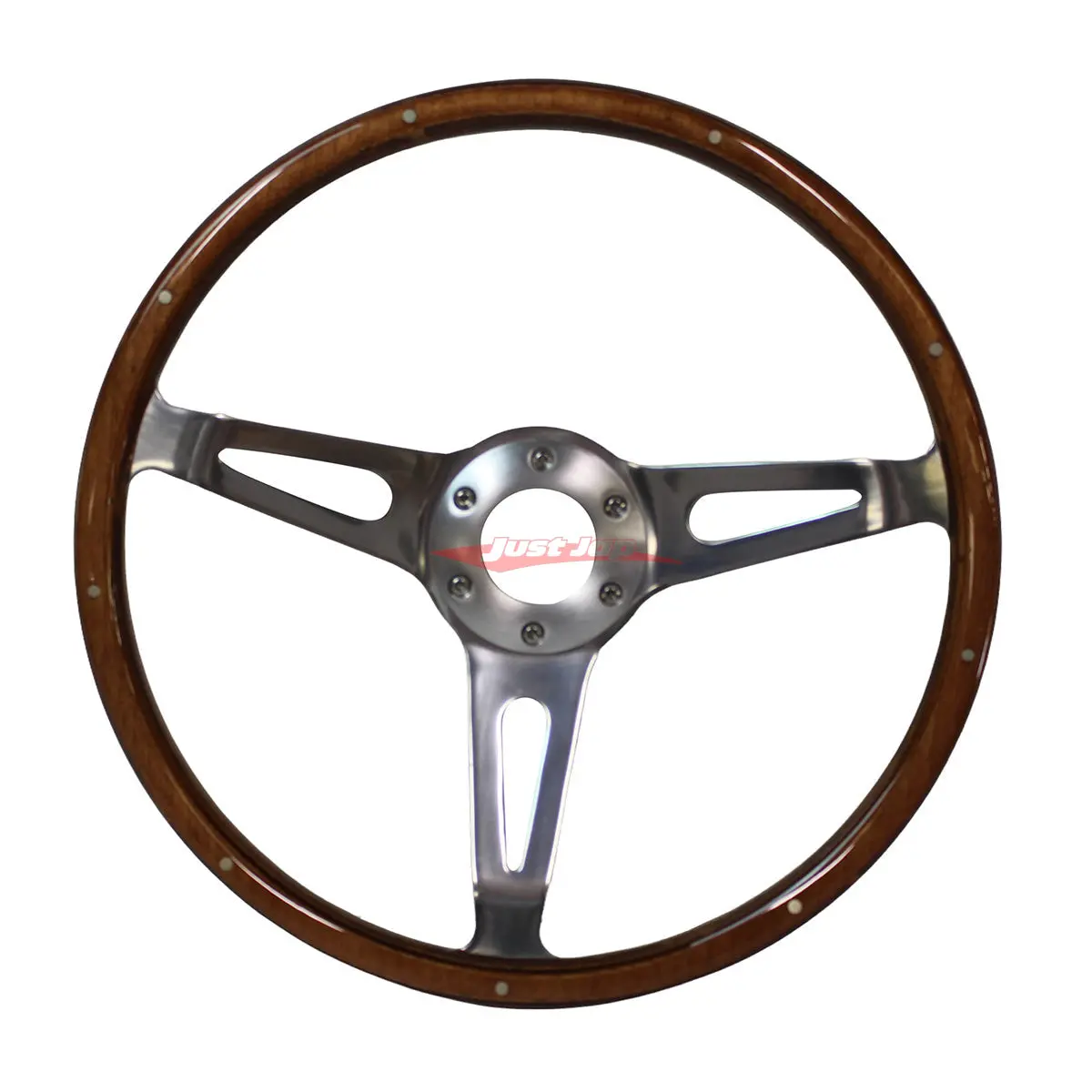 Nardi Sports Style Steering Wheel - 350Mm (Wood Grain Timber) 1