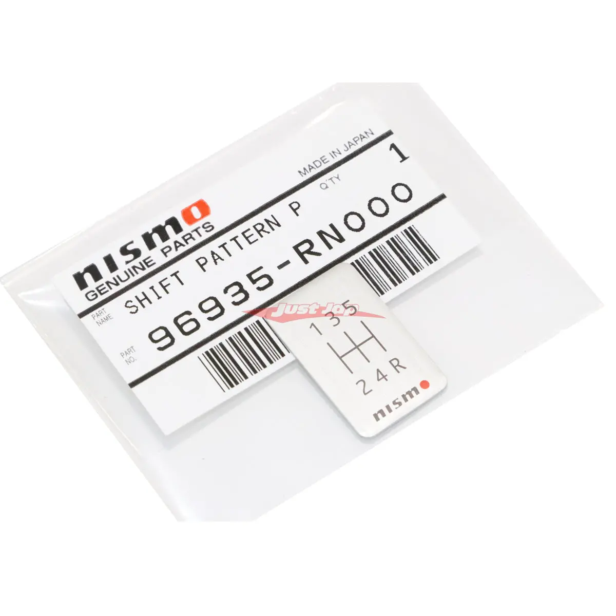 Nismo Aluminium Shift Pattern Emblem - 5 Speed 1