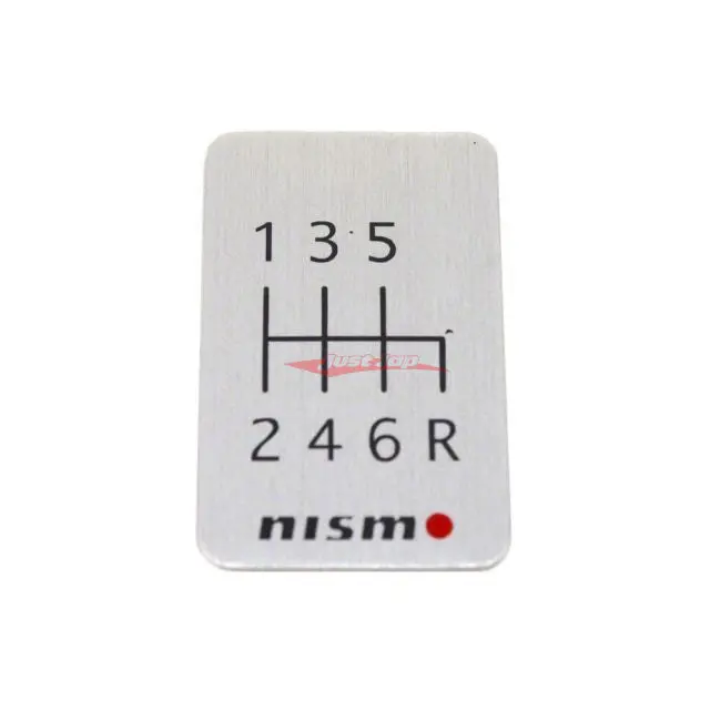 Nismo Aluminium Shift Pattern Emblem - 6 Speed 1