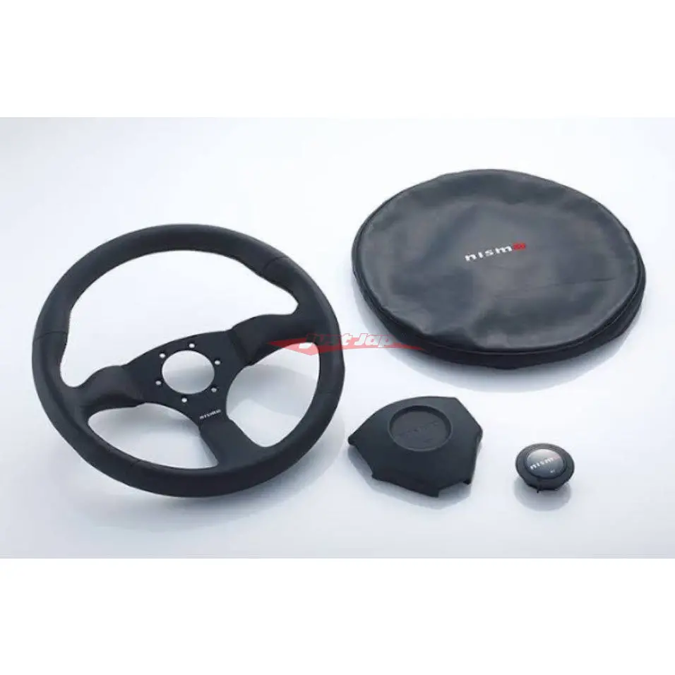 Nismo Competition Parts 350Mm Leather Steering Wheel 1