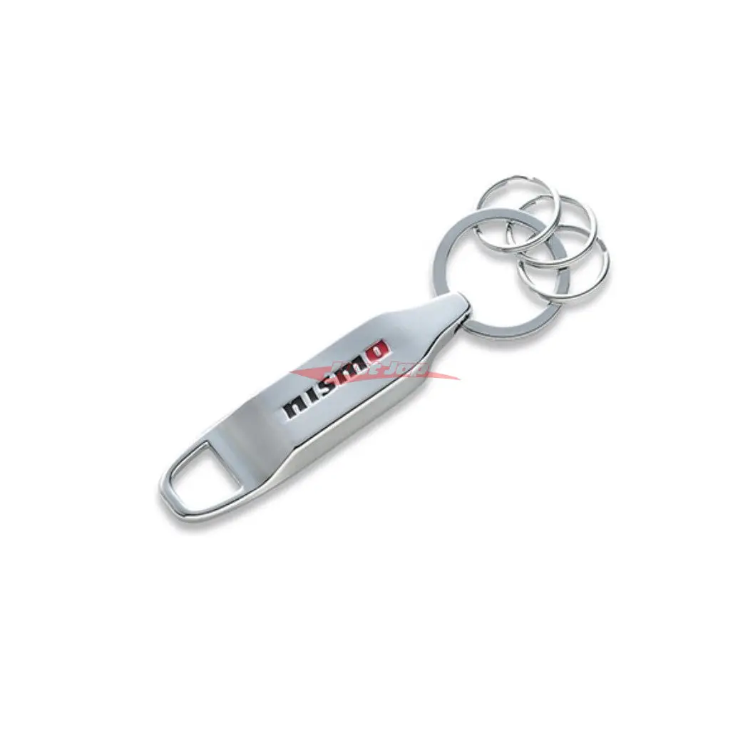 Nismo Garage Metal Hook Keychain - Silver 1