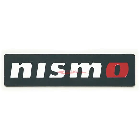 Nismo Metal Emblem - Black (25Mm X 100Mm) 1