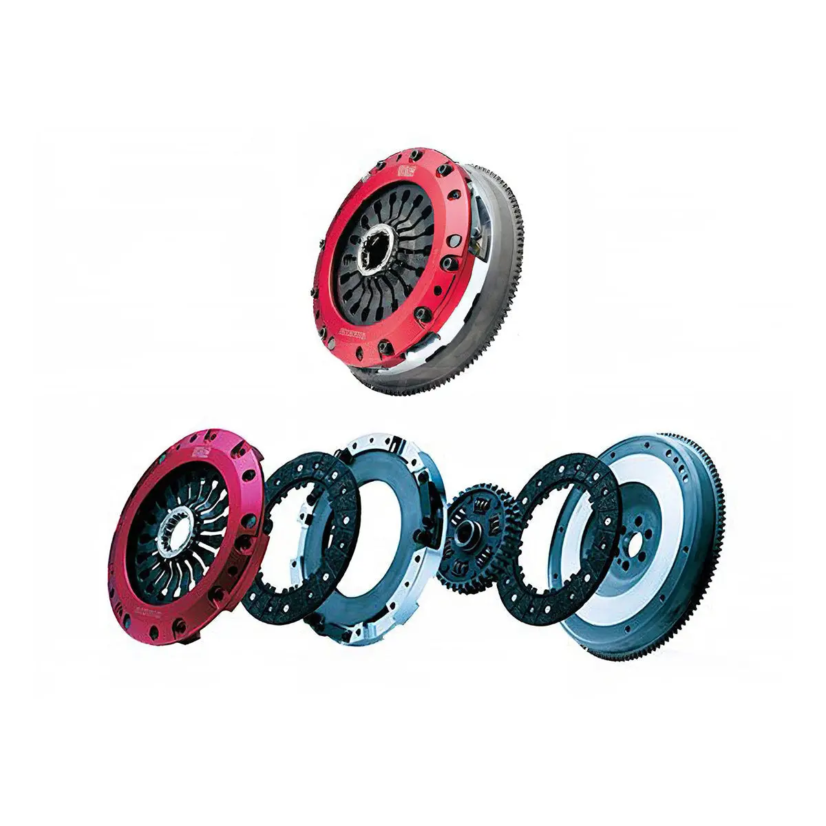 Nismo Super Coppermix Twin Plate Clutch Fits Nissan Skyline R32/R33 Gts-T & Gtr (Push Type) 1