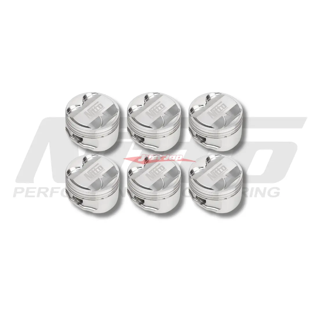 Nitto Rb26 Standard Stroke - 87.0Mm (+.040") +18Cc Dome * Hd Forging Pistons 1