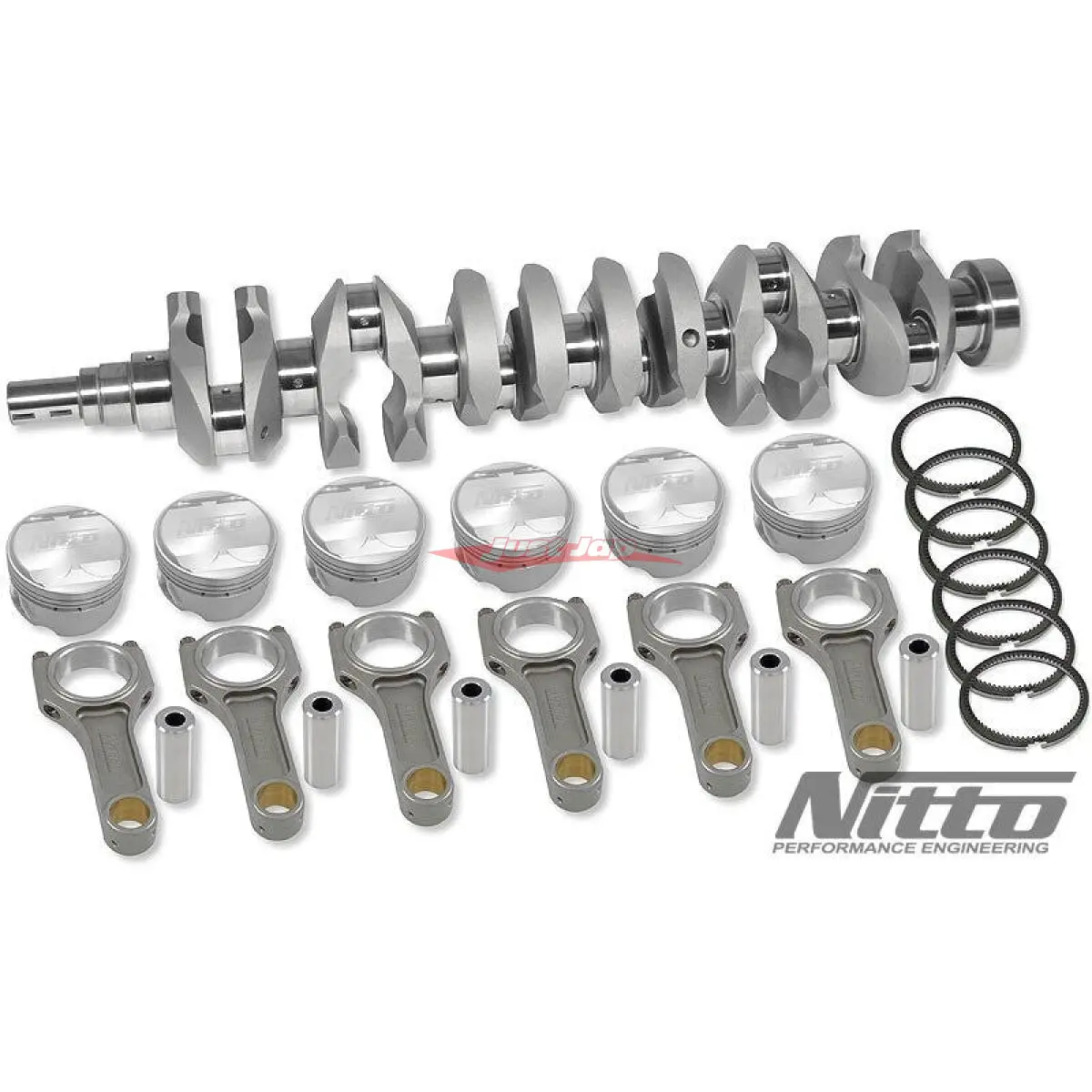 Nitto Rb26 *Wide Jnl* 2.8L Stroker Kit (V2 I-Beam Rods / 87.0Mm Bore) 1