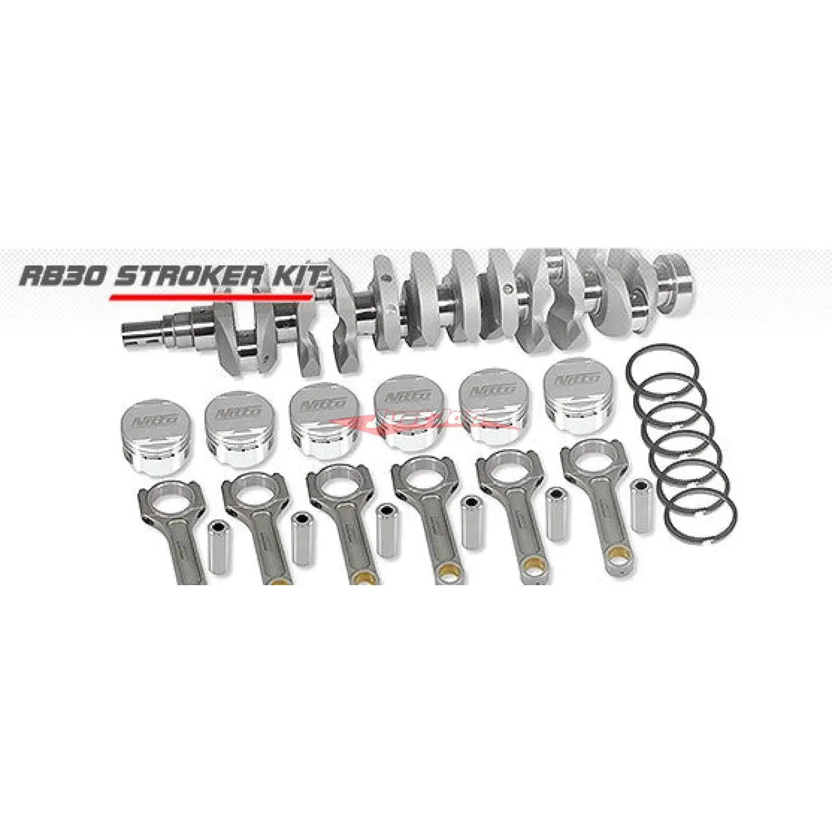 Nitto Rb30 Dohc 3.2L Stoker Kit (I-Beam Rods 86.5Mm Bore) 1