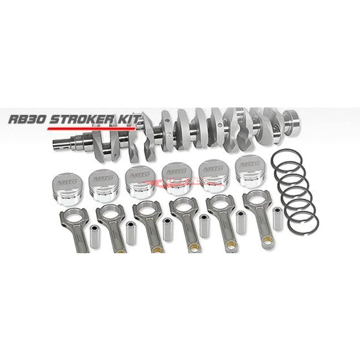 Nitto Rb30 Dohc 3.2L Stoker Kit (I-Beam Rods 87Mm Bore) 1