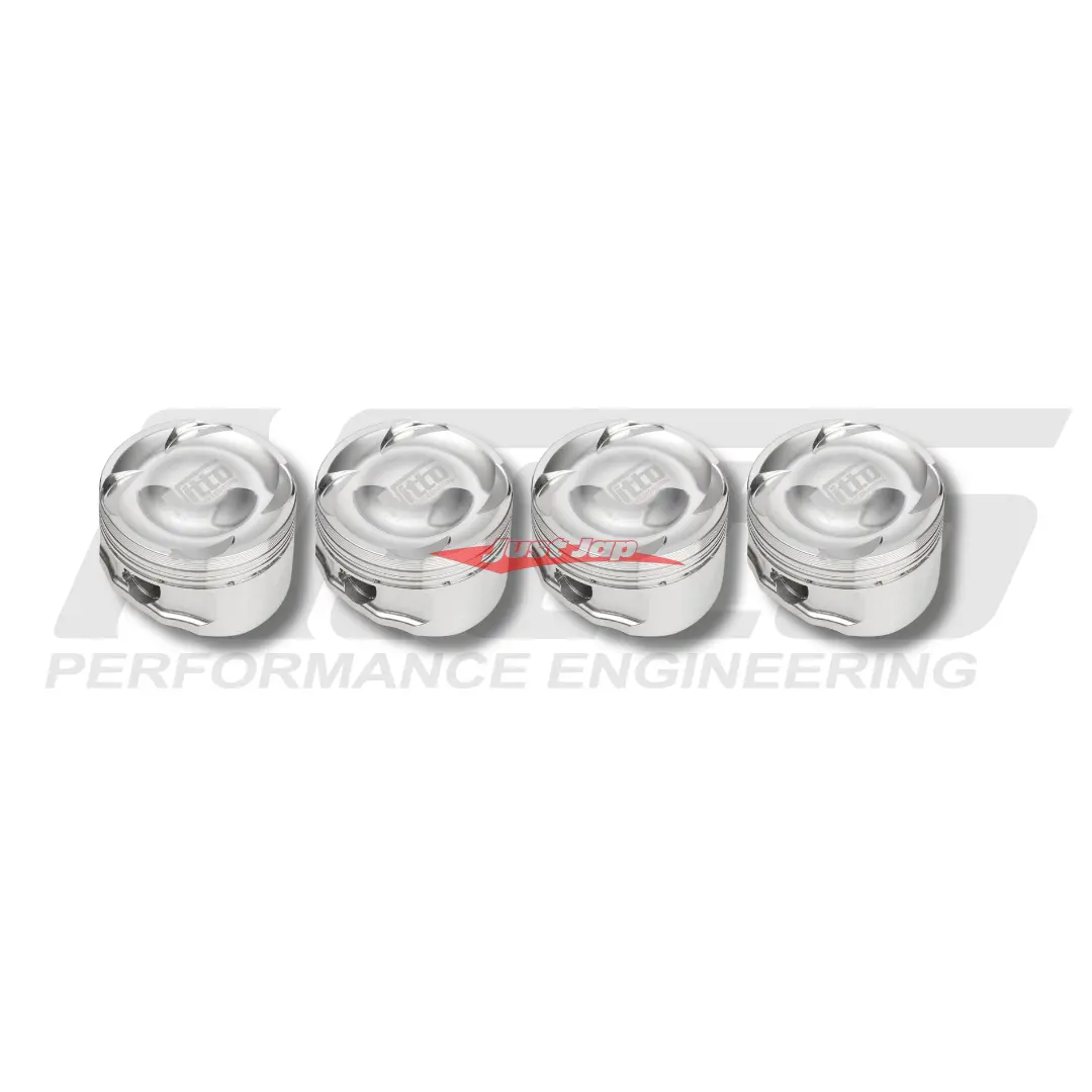 Nitto Sr20 Standard Stroke - 86.5Mm (+.020") -10Cc Dish * Hd Forging Pistons 1