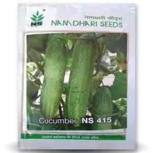 Ns 415 Hybrid Cucumber - Fast Growing, Strong, Smooth, Crisp, Medium Green 1