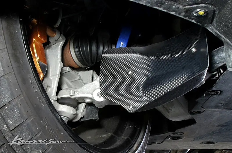 Hks Kansai Service Carbon Brake Cooling Air Guide Set Fits Nissan R35 Gtr 1