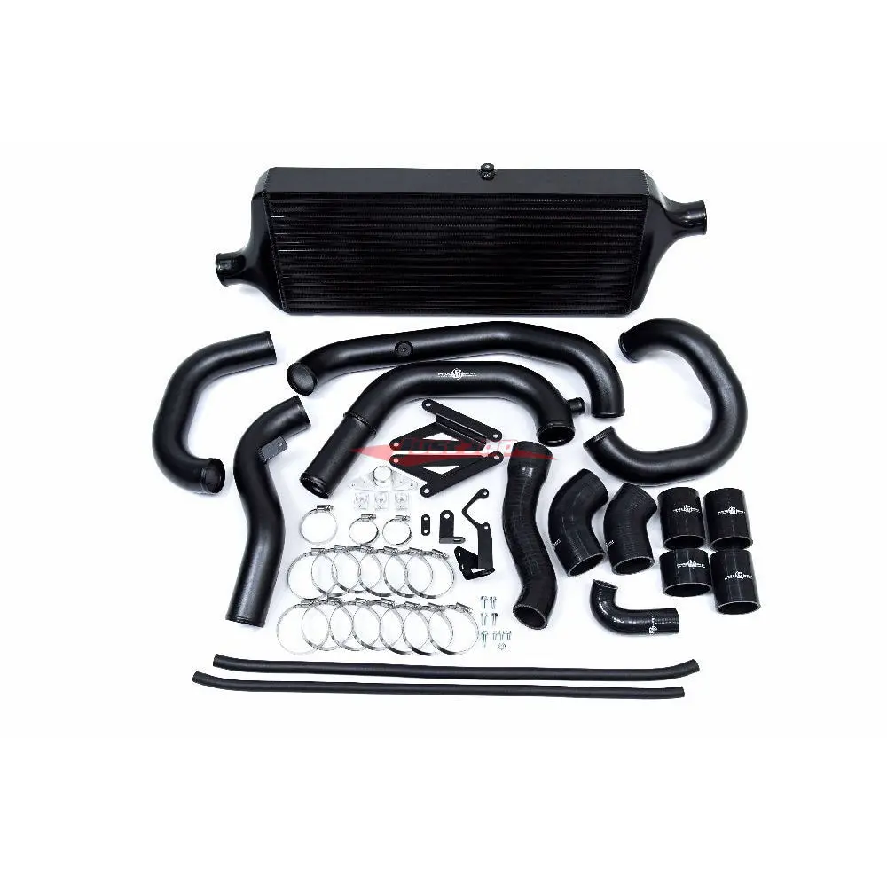 Process West Front Mount Intercooler Kit (Black) Fits Subaru Subaru 15-21 Va Sti 1