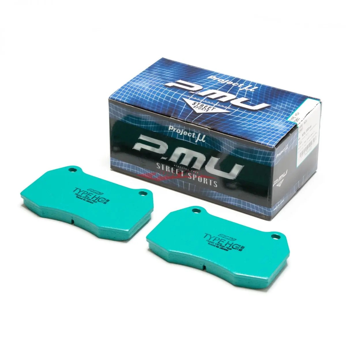 Project Mu Hc-Ep Front Brake Pads Fits Nissan Skyline V36 & 370Z Z34 (Akebono 4 Piston) 1
