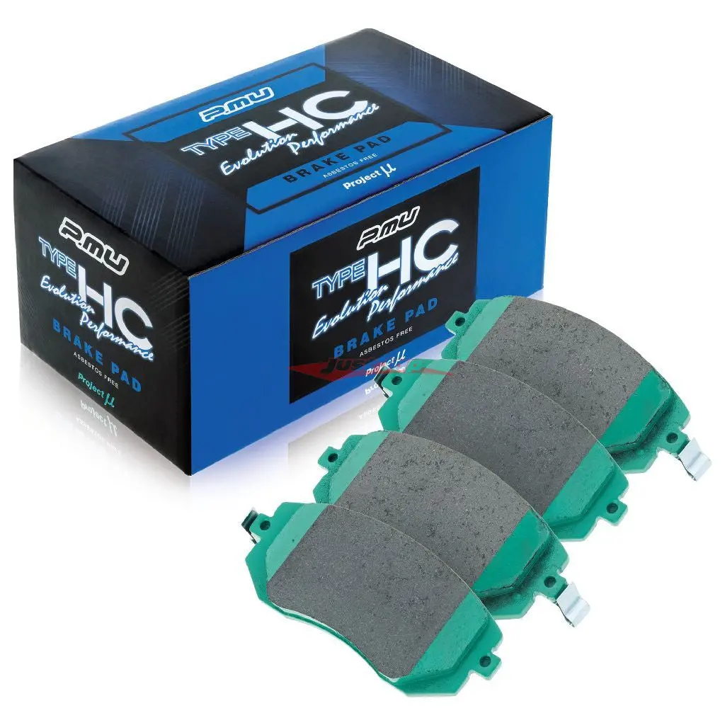 Project Mu Hc-Ep Front Brake Pads Fits Subaru Wrx Ge/Gh/Gr/Gv, Brz Zn6 & Toyota 86 Zn6 1