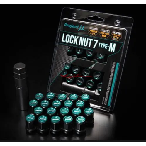 Project Mu Lock Nut Set 7 Type M  M12x 1.25Mm 1