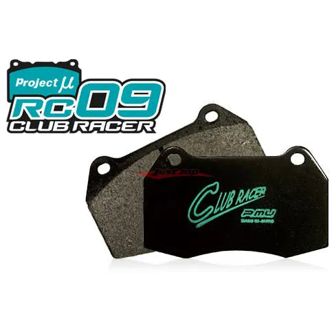 Project Mu Rc09 Club Racer Pads Fits Attkd Medium 8 & Big 6 Piston Front Calipers 1