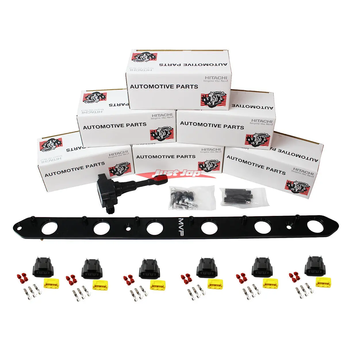 Raceworks / Genuine Nissan Hitachi R35 Gtr Ignition Coil Conversion Fits Nissan Rb25 Neo 1
