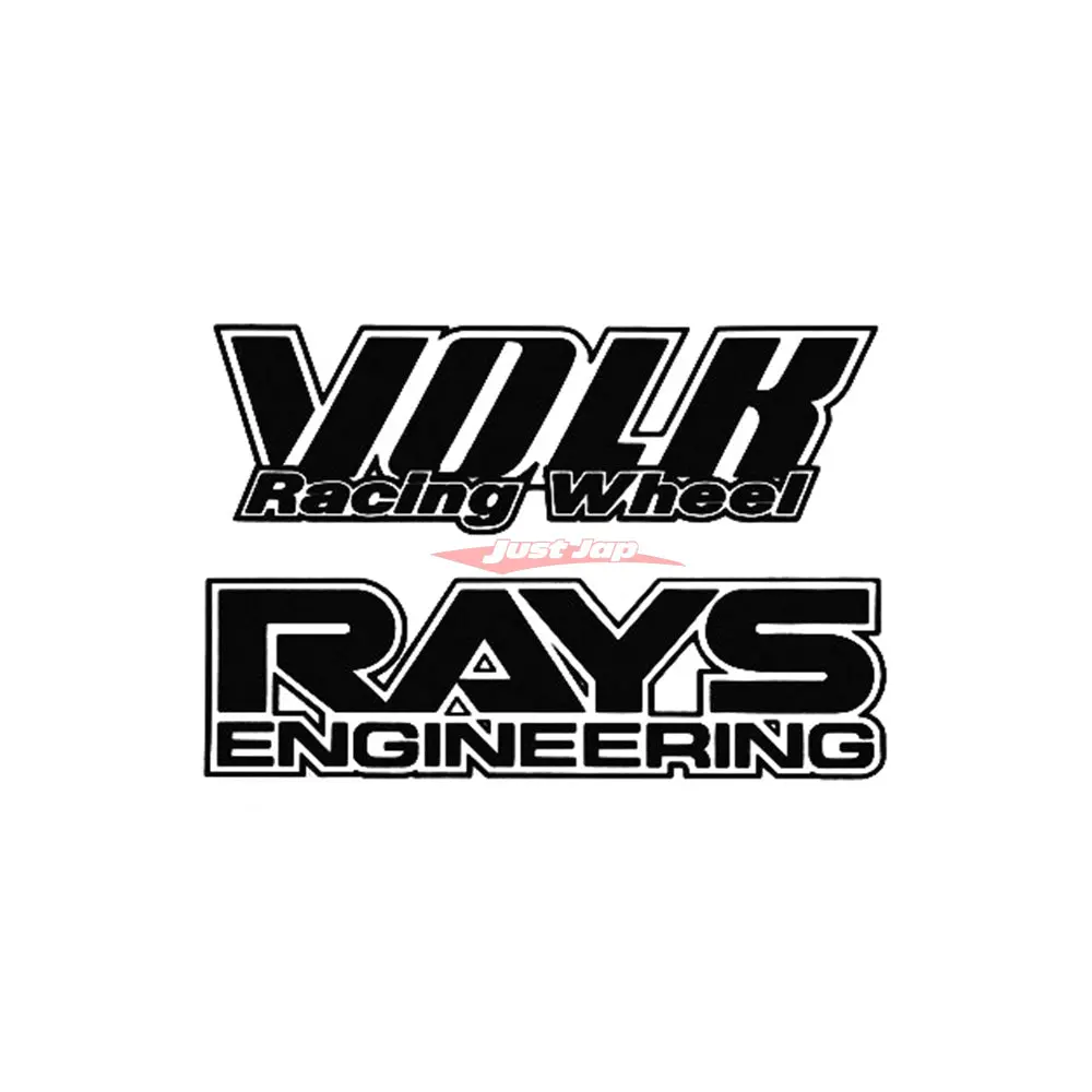 Rays Volk Racing Wheel Disk Repair Decal Sticker Set (Black) - Bronze Te37 1