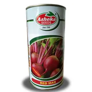 Red Man Beetroot Seeds - Strong Rapid Growth, Dark Green Leaves, Smooth Roots 1