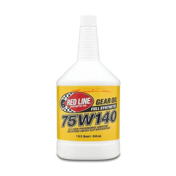Redline Gear Oil 75W/140 Gl5 (Small Bottle 0.9L - 1  Quart) 1