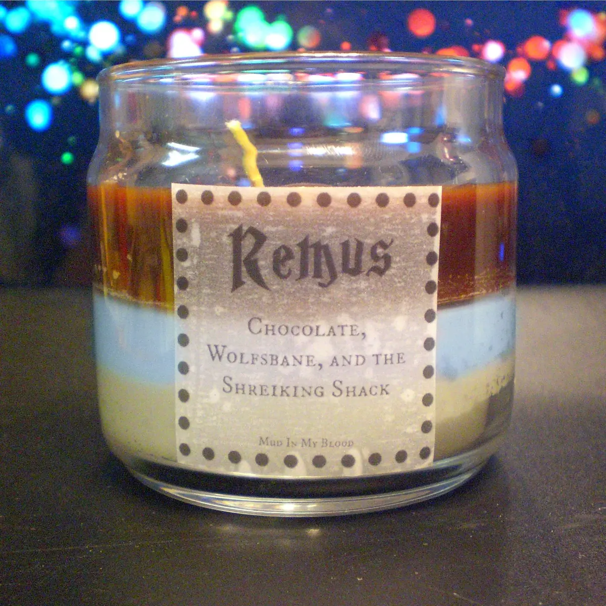 Shabby Werewolf Scented 4 Oz Candle- Chocolate, Wolf Potion, Haunted Shack 1