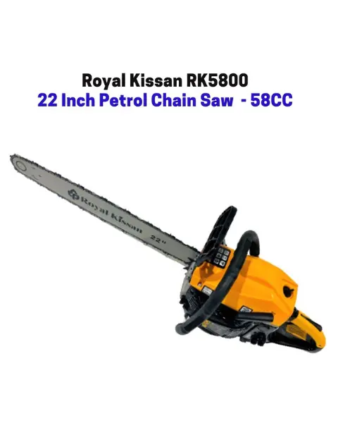 Royal Kissan Rk5800 Ultra Premium 0.55M (22 Inch) Chain Saw 2-Stroke 58Cc 1