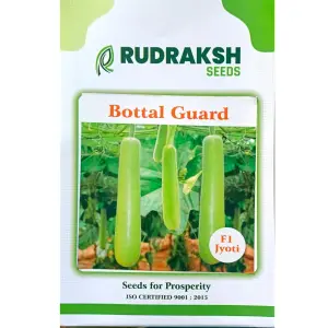 Rudraksh F1 Jyoti Bottle Gourd (Cylindrical) Seeds – High-Yielding, Disease-Tolerant Variety 1
