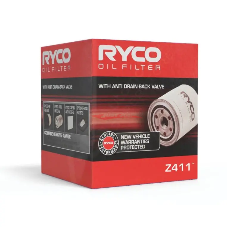 Ryco Oil Filter Z411 Fits Nissan R35 Gtr, Subaru Brz, Forester, Impreza, Liberty, Xv & Toyota 86 Fa20/Fb20/Fb25 1