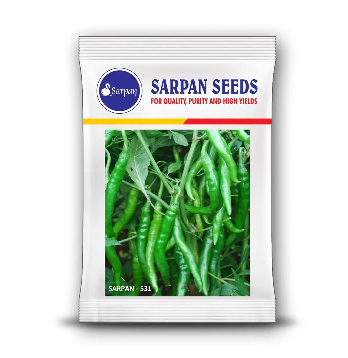 Sarpan 531 Chilli Seeds - Dual Purpose, Glossy, Medium-Hot, High Yield 1