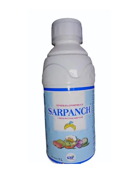 Gsp Crop Sarpanch Insecticide (Profenofos 40% + Cypermethrin 04% Ec) 1