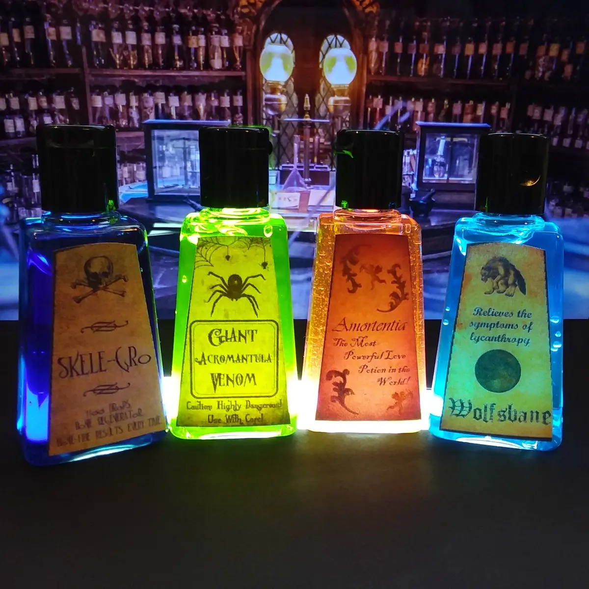 Four Pocket Potion Hand Sanitizers- Set 2 1