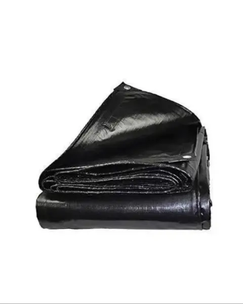 Shelter Regular Hdpe Tarpaulins Black- 160 Gsm 1