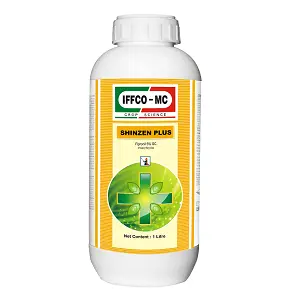 Iffco Shinzen Plus Insecticide- Fipronil 5% Sc Targets Thrips, Aphids, Fruit Borer, Bollworms & More 1