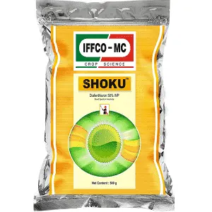 Iffco Shoku Insecticide (Diafenthiuron 50% Wp) Manage Thrips, Whiteflies, Aphids In Cabbage, Chilli 1