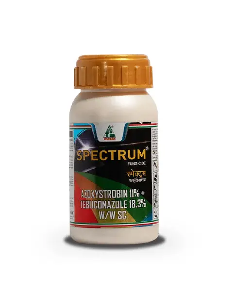 Dhanuka Spectrum Fungicide- Azoxystrobin 11% + Tebuconazole 18.3% Sc, Broad Spectrum Disease Control 1