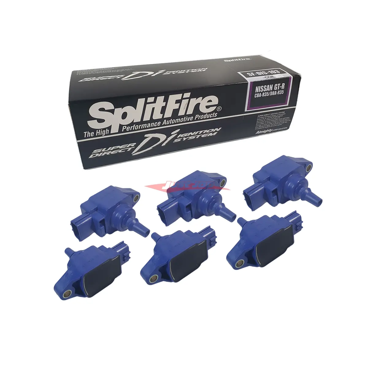 Splitfire Direct Ignition Coil Pack Conversion Set Fits Nissan R35 Gtr Vr38dett (Dis-103) - 6 Cylinder Set (No Stalks) 1