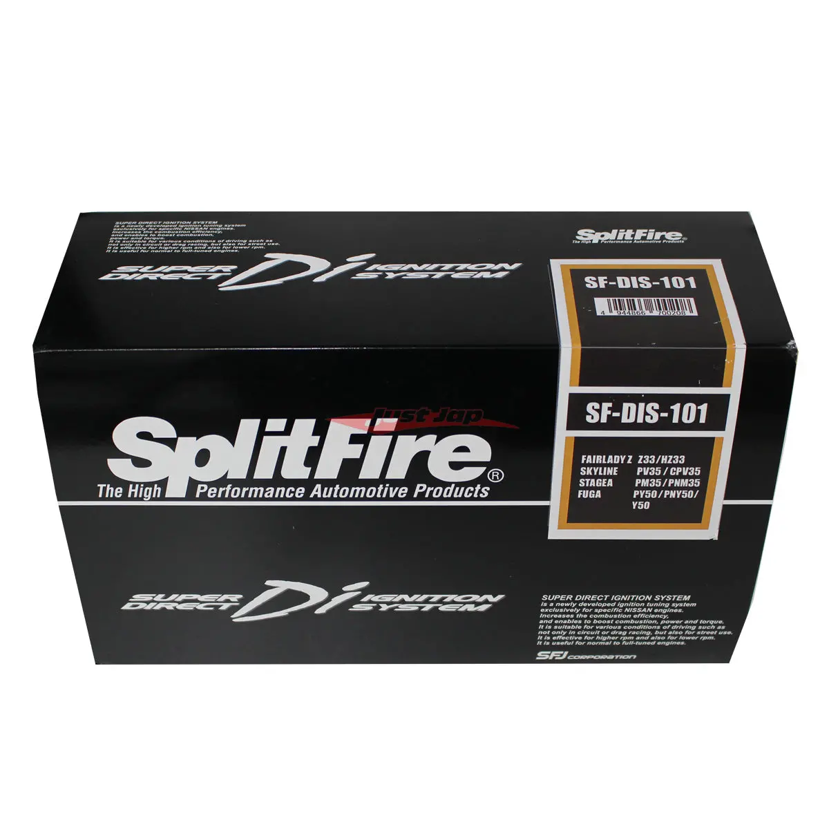 Splitfire Direct Ignition Coil Packs (Dis-101) Fits Nissan V35 Skyline, M35 Stagea & Z33 350Z Ser.1 Vq25/Vq35 1
