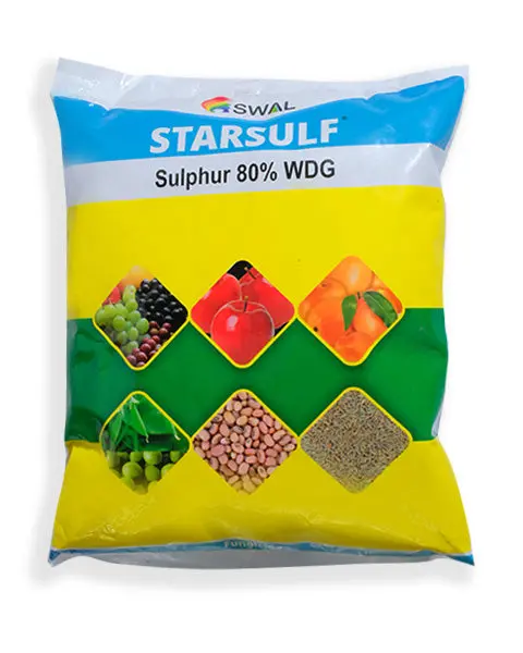Starsulf Fungicide (Sulphur 80% Wg) – Effective Contact Fungicide For Multiple Crops 1