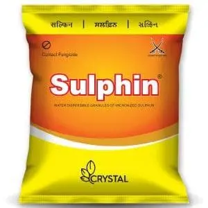 Sulphin Fungicide (Sulphur 80% Wdg) – Controls Powdery Mildew, Acts As Miticide & Supplies Micronutrient 1