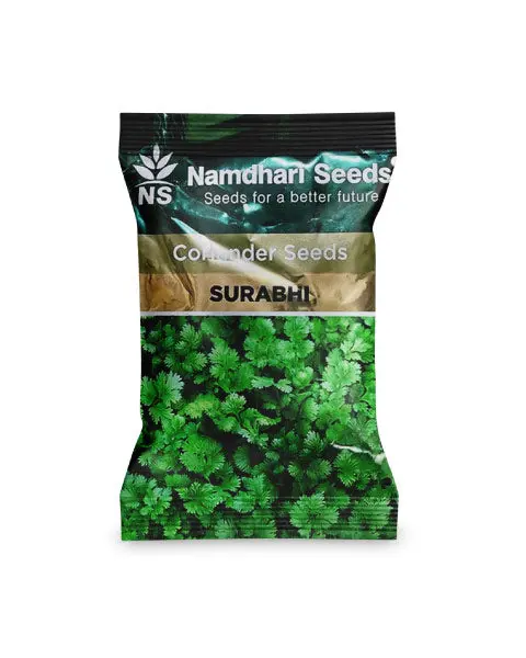 Surabhi Coriander Seeds - High Yield & Multicut Variety | Namdhari Seeds 1